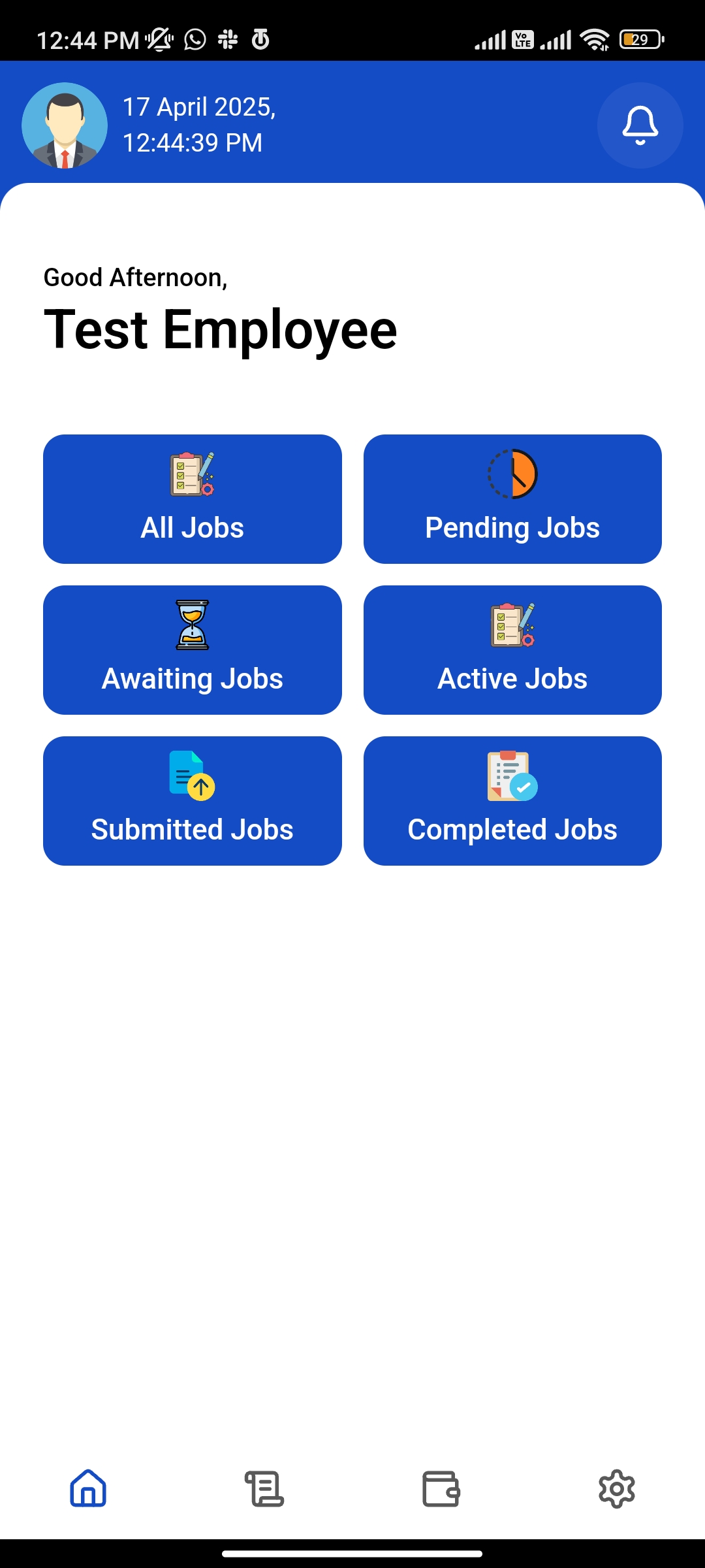 Employee Management Screenshot